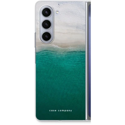 Afbeelding van Case Company® hoesje geschikt voor Samsung Galaxy Z Fold5 Stranded Soft Cover Telefoonhoesje Bescherming aan alle Kanten en Schermrand