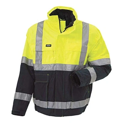 Afbeelding van JAK 11131 High Vis Pilot Jack Geel/Navy 4XL