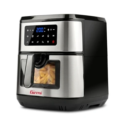 Afbeelding van Girmi FG89 friteuse Enkel 9,2 l 2100 W Heteluchtfriteuse Zwart, Staal