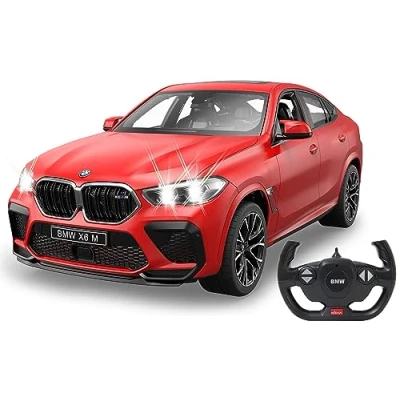 Afbeelding van JAMARA BMW X6 M 1:14 2,4 GHz transparante voorruit, LED licht, RC auto, rood
