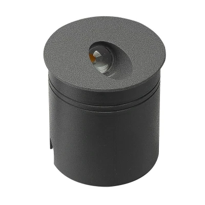 Afbeelding van Mantra Iluminación LED inbouwlamp Aspen IP65, rond, donkergrijs