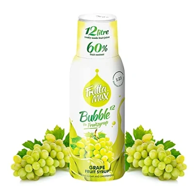 Afbeelding van FruttaMax Vruchtensiroopconcentraat Minder suiker met 60% fruitgehalte geschikt voor frisdrankautomaat 500ml (Druif)