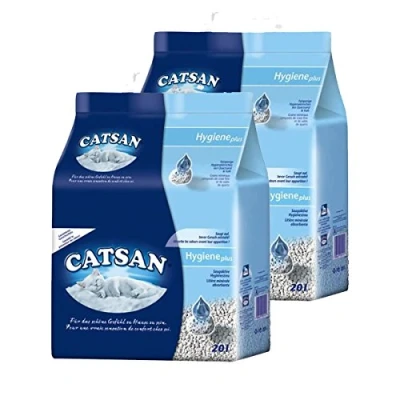 Afbeelding van Catsan Hygiëne niet klonterende kattenbakvulling, 2 verpakkingen (2 x 20 l)