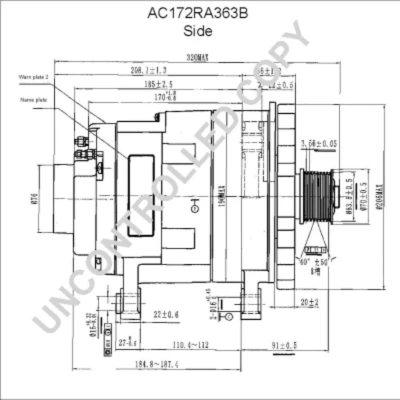 Afbeelding van Prestolite Electric Alternator/Dynamo AC172RA363B