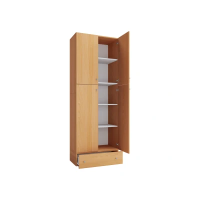 Afbeelding van LonaXXL kantoorkast 4 deuren 1 lade beuken decor.