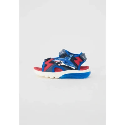Afbeelding van Geox Sandal Ciberdron Sandalen voor kinderen, Maat: 30, Navy/red Imitatieleer/ textiel