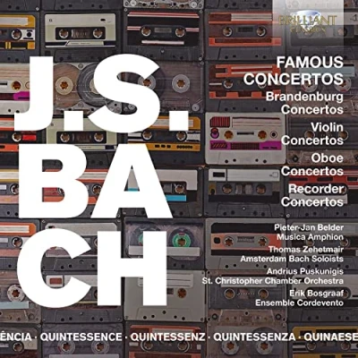 Afbeelding van Musica Amphion &amp; Pieter Jan Belder Erik Bosgraaf Quintessence J.S. Bach: Famous Concertos (5 CD)