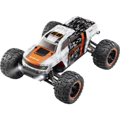 Afbeelding van Reely RaVage 4x4 Oranje, Wit Brushed 1:16 RC auto Elektro Monstertruck 4WD RTR 2,4 GHz Incl. accu en laadkabel