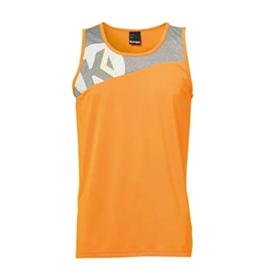 Afbeelding van Kempa Core 2.0 Singlet Fel Oranje Donker Grijs Melange Maat XL