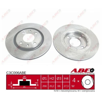 Afbeelding van ABE Remschijven C3C006ABE