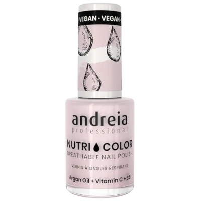 Afbeelding van Andreia Professional NutriColor Ademende Vegan Nagellak Kleur NC27 Pinky White 10.5ml