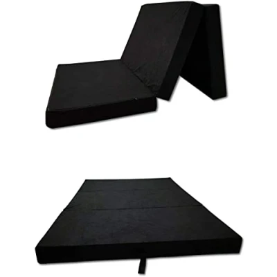Afbeelding van ODOLPLUSZ Vouwmatras opvouwbare matras opvouwbaar gastenmatras reismatras 65 x 180 7 cm (zwart)