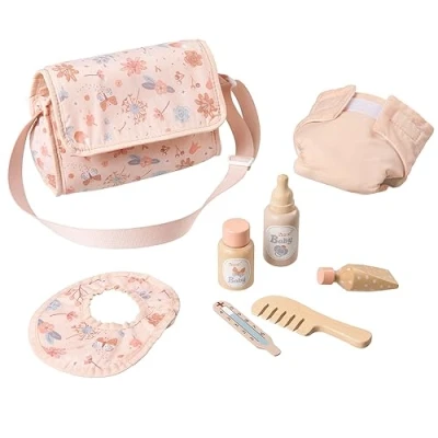 Afbeelding van howa ® Poppen luiertas mini flower s inclusief 7 accessoires