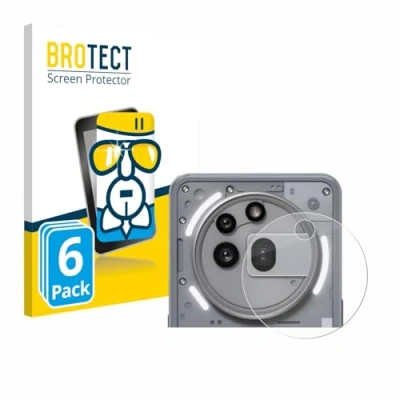 Afbeelding van BROTECT Screenprotector voor Nothing Phone (3a) Pro (ALLEEN Camera Lens) Folie Beschermfolie Beschermglas transparant (6 Stuks)