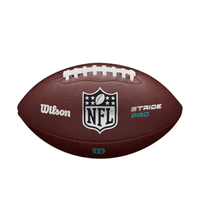 Afbeelding van Wilson American Football NFL Stride Pro Eco, Gen Green, gemengd leer, officiële maat, bruin
