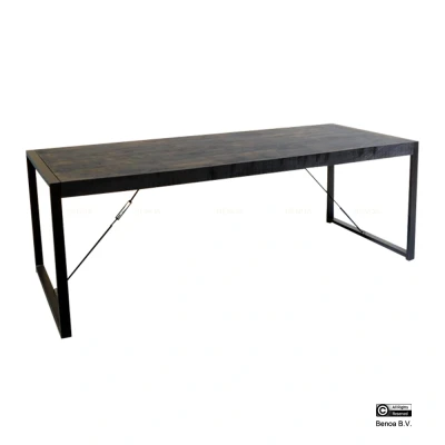 Afbeelding van Benoa Eettafel Britt Zwart 220cm