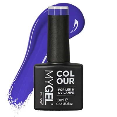 Afbeelding van Mylee Gel Nagellak 10ml [Spill the Blues] UV/LED Gellak Nail Art Manicure Pedicure, Professioneel &amp; Thuisgebruik [Blue Range] Langdurig en gemakkelijk aan te brengen