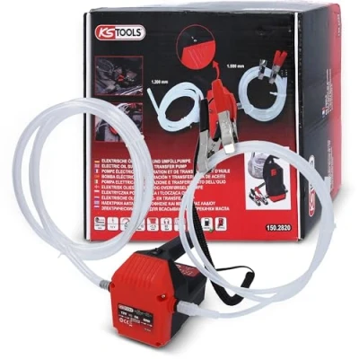 Afbeelding van KS Tools 150.2820 Elektrische olie afzuig en overvulpomp