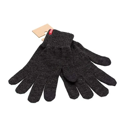 Afbeelding van Levi&#039;s BEN Handschoenen, Maat: Small, Dark grey
