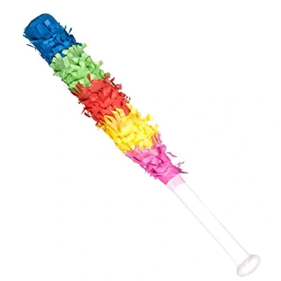 Afbeelding van Boland 30901 Pinatastok, lengte 43 cm, multikleur, stok voor punch pinata, feest, verjaardag, snoep, geschenken, pinata accessoires