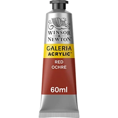 Afbeelding van Winsor &amp; Newton 2120564 Galeria acrylverf, hoge pigmentatie, lichtecht en verouderingsbestendig, romige vloeiende consistentie 60ml Tube, Red Ochre