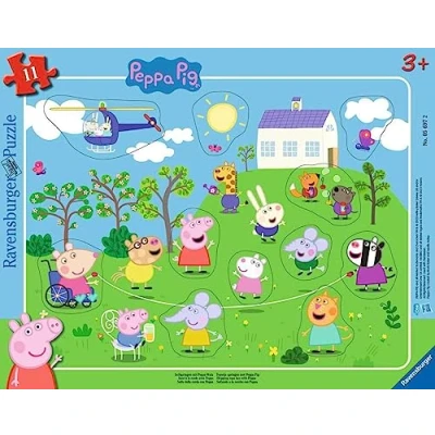 Afbeelding van Ravensburger Touwtje springen met Peppa Wutz (11 onderdelen)