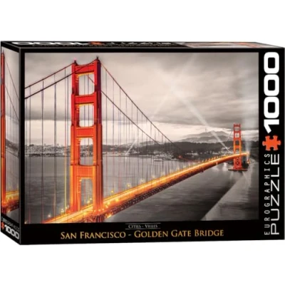 Afbeelding van Eurographics San Francisco Golden Gate Bridge Legpuzzel 1000 stuk(s) Stad