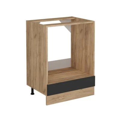 Afbeelding van Vicco Ovenombouwkast R Line, Antraciet landhuis/Krachtige eik goud, 60 cm zonder werkblad