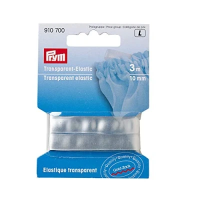 Afbeelding van PRYM, elastisch, 3 m x 10 mm, transparant