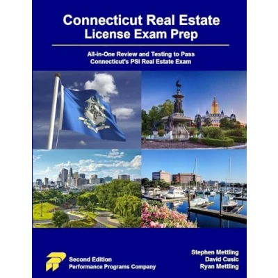 Afbeelding van Connecticut Real Estate License Exam Prep: All in One Review and Testing to Pass Connecticut&#039;s PSI