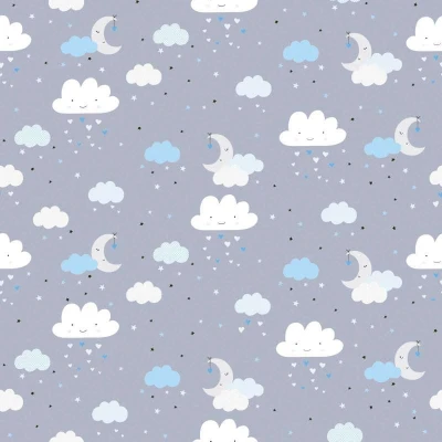 Afbeelding van AS Creation Little Love 38125 2 381252 Blauw / Grijs