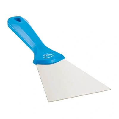 Afbeelding van Vikan Handschraper RVS 100mm Breed Blauw