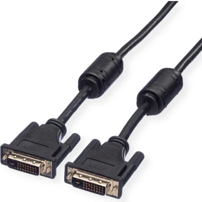 Afbeelding van ROLINE Monitorkabel DVI, M/M, (24+1) dual link, 5 m