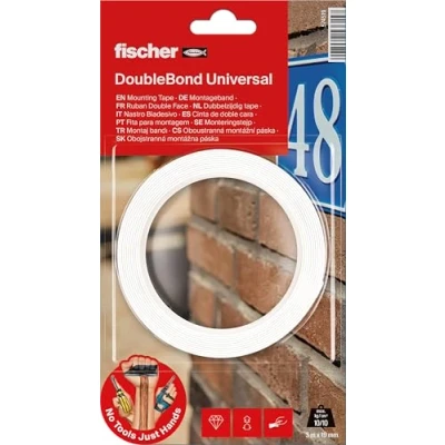 Afbeelding van Fischer 574519 Montagetape (l x b) 3 m 19 mm 1 stuk(s)