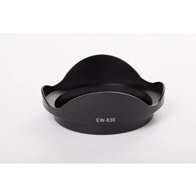 Afbeelding van vhbw Lenskap compatibel met Canon EF 17 40 mm f/4.0 L USM, S 10 22 f/3.5 4.5 USM strooilichtkap, zwart, kunststof, tulpenvormig