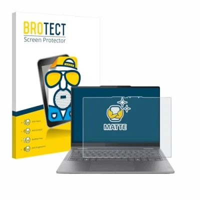 Afbeelding van BROTECT Screenprotector voor Lenovo Yoga 7i 2 in 1 Gen 10 14&quot; Folie Beschermfolie matte