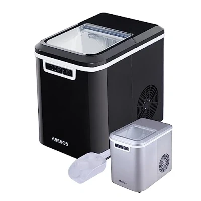 Afbeelding van AREBOS Ijsblokjesmachine 2,2L 12kg in 24h