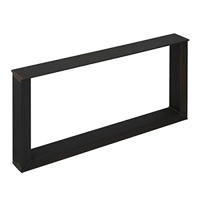 Afbeelding van 2 stuks Tafelonderstel TAB Staal Used Look Profiel 80 x 40 mm (Hoogte: 400 mm/Diepte: 800 mm)