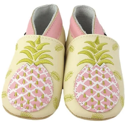Afbeelding van Lait et Miel Babyslofjes Leer 6 12 maanden Ananas