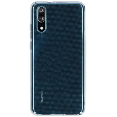 Afbeelding van Huawei P20 Hoesje Siliconen en TPU (zacht) Accezz Softcase/Backcover Transparant Telefoonhoesje