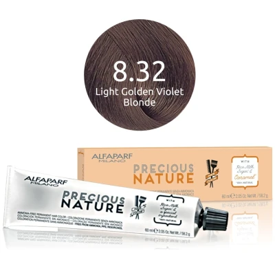 Afbeelding van Alfaparf Precious Nature Ammonia Free Permanent Hair Color 8.32 60 ml
