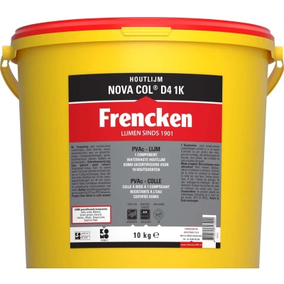 Afbeelding van Frencken Houtlijm NovaCol D4 1K Wit 25kg