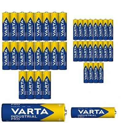 Afbeelding van Balisia set Varta batterij van 20 AA Mignon x AAA Micro Alkaline industriële kwaliteit