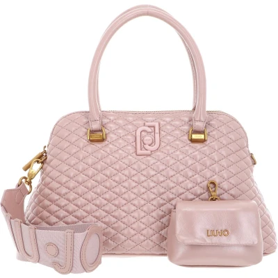 Afbeelding van LIU JO Handtas Schoudertas Achala Bugatti Rose Smoke Metallizz Roze