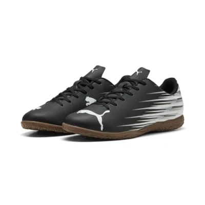 Afbeelding van Puma Attacanto II IT Zaalvoetbalschoenen, Heren, Maat: 47, Black/white Kunststof