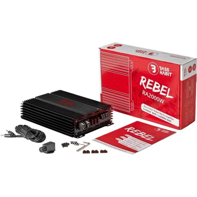 Afbeelding van Bass Habit Rebel RA2000W mono block versterker 1000 watts RMS 1 ohms