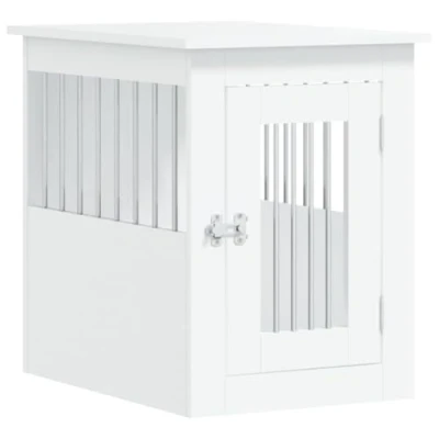 Afbeelding van vidaXL Hondenbench 45x62x59 cm bewerkt hout wit