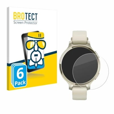 Afbeelding van BROTECT Glas Screen Protector voor Garmin Lily 2 Active (6 Stuks) Schermbeschermer [9H Hardheid, Beschermglas Folie niet Gehard Glas]