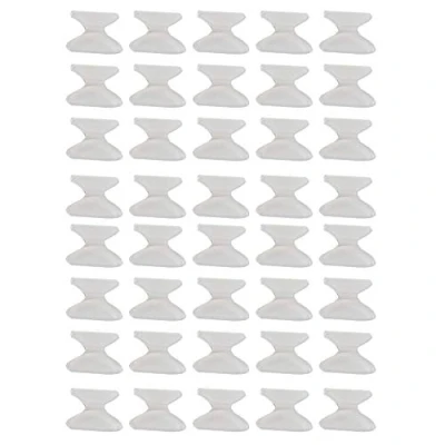 Afbeelding van zachte neuspads, 20 paar 1,8 mm siliconen neuspads voor brilbrillen antislip lijm brillen