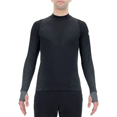 Afbeelding van Shirt UYN Men Running Exceleration L/STurtle Neck Black Cloud L